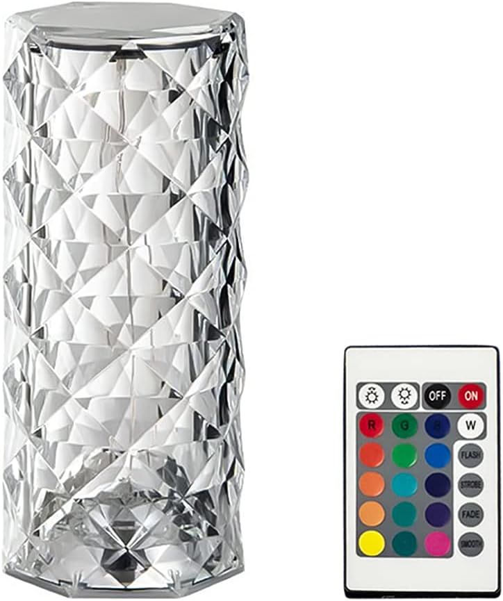 LAMPA STOŁOWA DIAMOND ŁADOWANA Z PILOTEM W 16 RÓŻNYCH KOLORACH