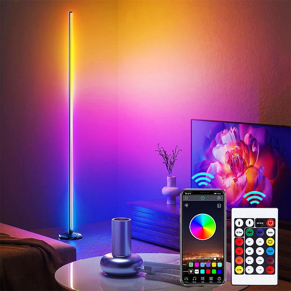 LAMPA NAROŻNA RGB 120CM Z PILOTEM I APLIKACJĄ